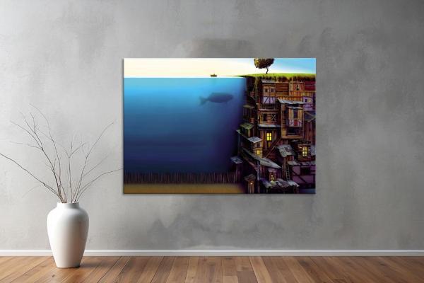 Meyeveler ( Friuts) Kanvas Yatay Tablo 110  - Image 1