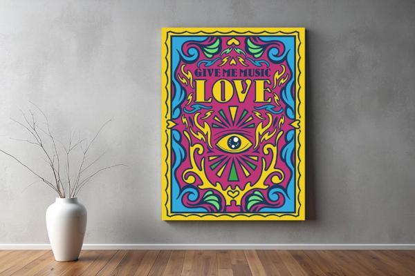 Müzik ( Music ) Kanvas  Tablo 121  - Image 1