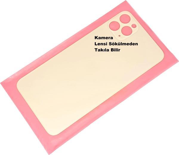 Tkgz İphone 11 PRO MAX Arka Pil Batarya Kapağı (CAM) Gold - Image 1