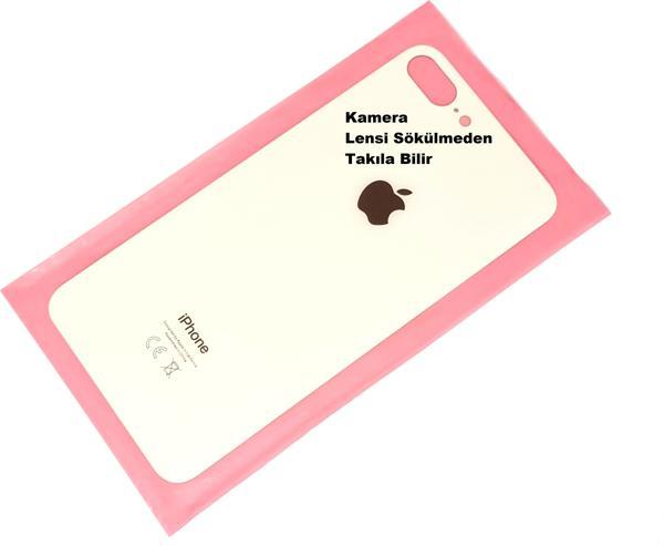 Tkgz İphone 8 PLUS Arka Pil Batarya Kapağı (CAM) GOLD - Image 1