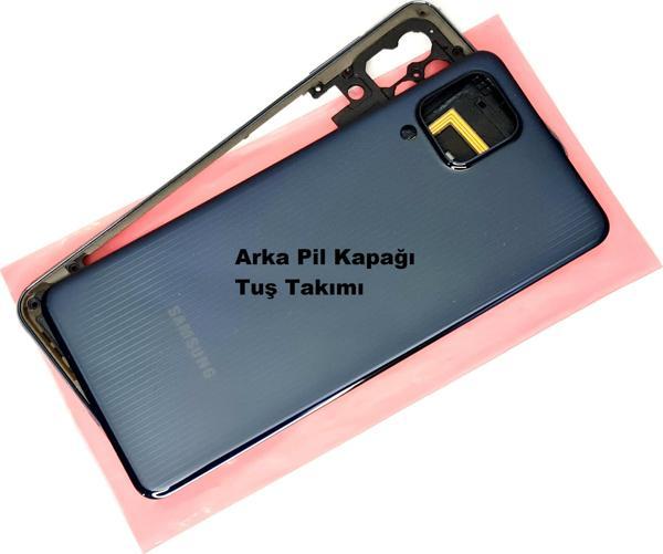 Tkgz Samsung Galaxy M32 KASA Arka Pil Batarya Kapağı Siyah - Image 1