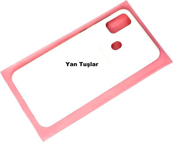 Tkgz Samsung Galaxy M30S KASA Arka Pil Batarya Kapağı Beyaz - Image 1