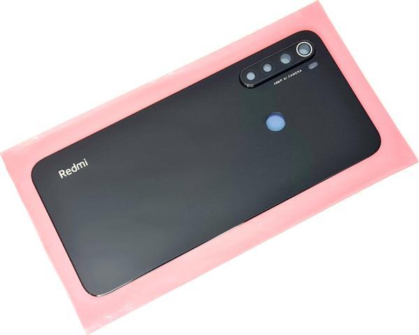 Tkgz Xiaomi Redmi Note 8 Arka Kapak Batarya Kapağı (Cam Kamera Camı) Siyah - Image 1