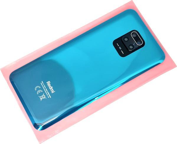 Tkgz Xiaomi Redmi Note 9 PRO Arka Kapak Batarya Kapağı (Cam Kamera Camı) Mavi - Image 1