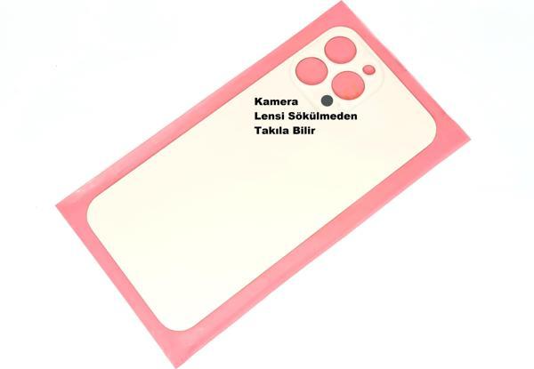 Tkgz İphone 13 PRO MAX Arka Pil Batarya Kapağı (CAM) Gold - Image 1
