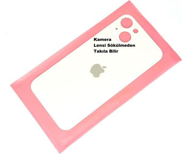 Tkgz İphone 13 Arka Pil Batarya Kapağı (CAM) Gold - Image 1