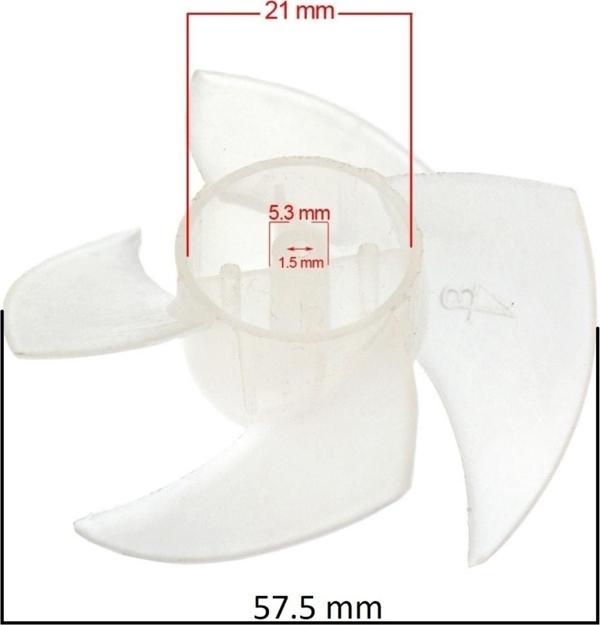 Arzum Saç Kurutma Makinesi Pervanesi 4 Kanat. - Image 1
