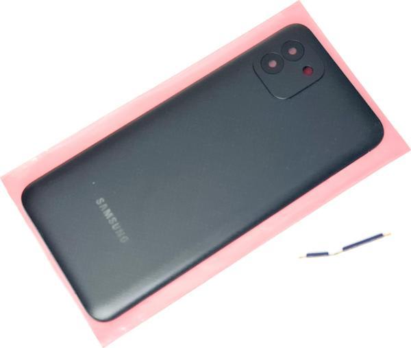 Tkgz Samsung Galaxy A03 Sm A035 kasa Arka Pil Batarya Kapağı Siyah - Image 1