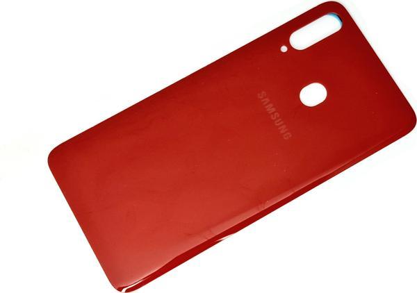 Tkgz Samsung Galaxy A20S A207 Arka Pil Batarya Kapağı Kırmızı - Image 1