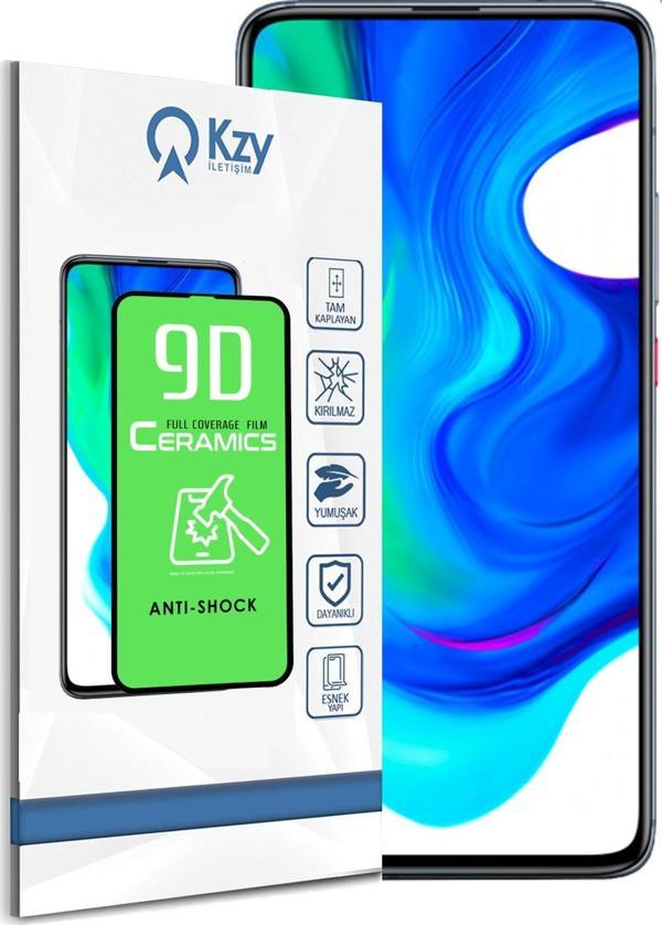 KZY İletişim Xiaomi Poco F2 Pro Tam Kaplayan Seramik Nano Esnek Ekran Koruyucu Cam - Image 1