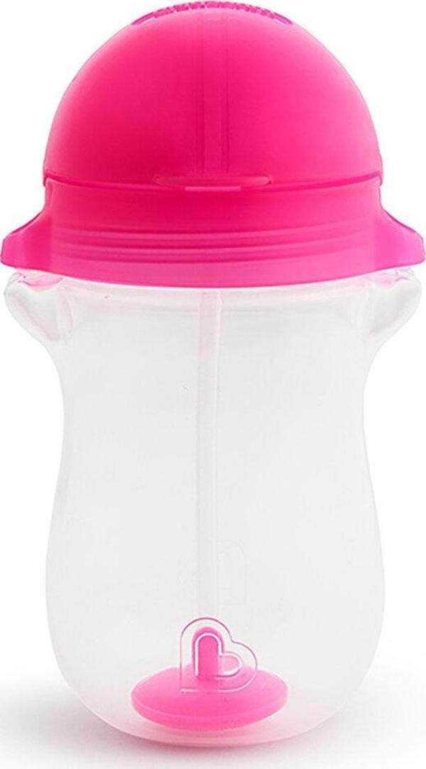 Munchkin Tıklama Kilitli Uçlu Alıştırma Bardağı 12Ay+ 296ml Pembe - Image 1