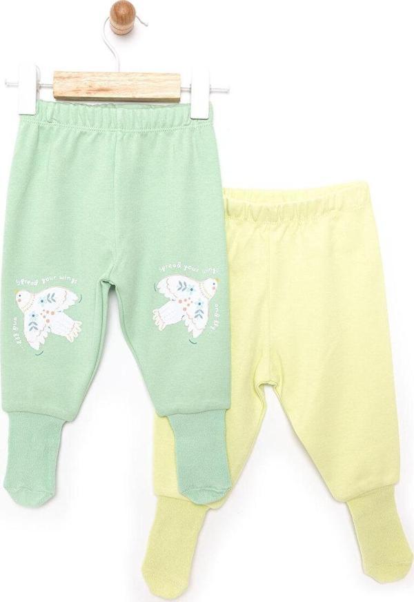 HelloBaby 2li Çoraplı Pantolon Kız Bebek - Image 1