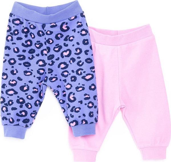 HelloBaby Basic Leopar Desenli 2li Patiksiz Alt Kız Bebek - Image 1