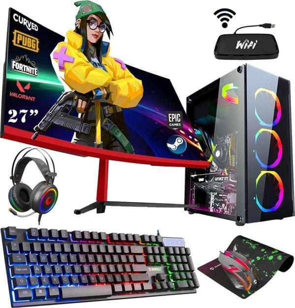 Zeiron Ox34 I5-3470 8Gb 1Tb Hdd + 128 Gb Ssd Rx550 27" Oyuncu Masaüstü Bilgisayarı - Image 1