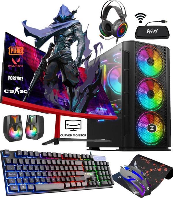 Zeiron Afx40 Amd Ryzen 5 3600 16Gb 512Gb Ssd Rx550 4Gb 23.8" Oyuncu Bilgisayarı - Image 1