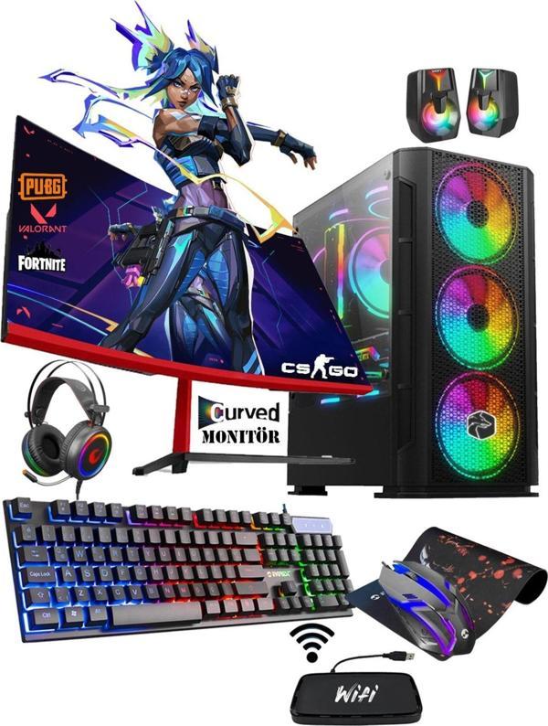 Zeiron Afx60 Amd Ryzen 5 3600 16Gb 256Gb+1Tb Gtx1050Ti 4Gb 23.8 Oyuncu Bilgisayarı - Image 1