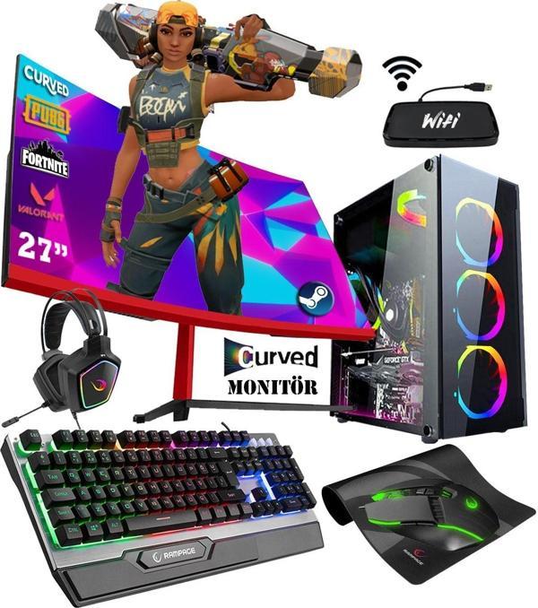 Zeiron Ox47 I5-3470 16 Gb 320Gb Hdd + 512 Gb Ssd Rx550 27" Oyuncu Masaüstü Bilgisayarı - Image 1