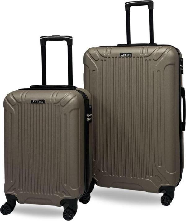 Anhelo Castle Abs Küçük (Kabin) Ve Büyük Boy 2'Li Valiz Seti - Image 1