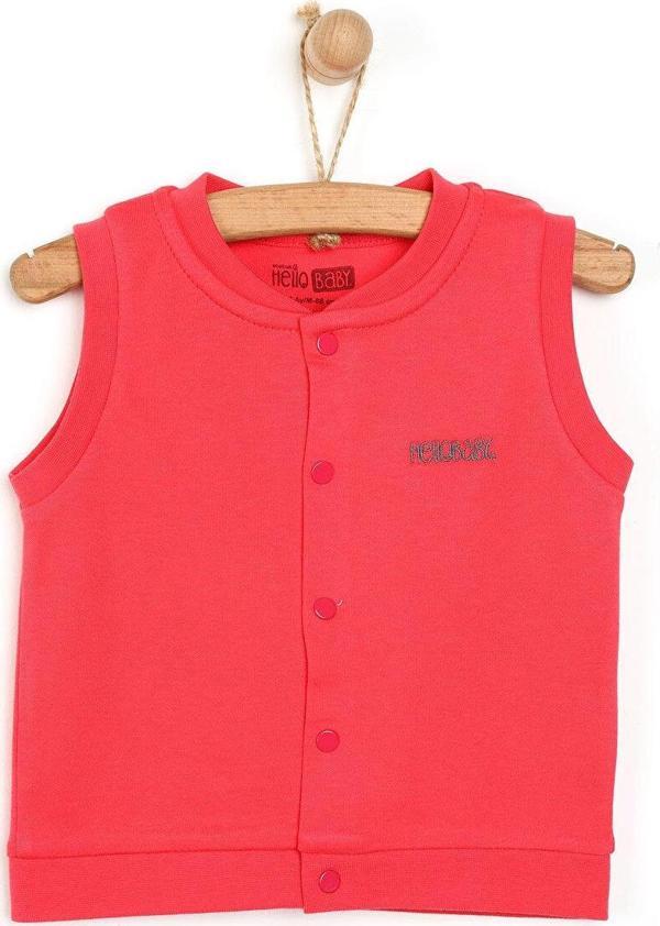 HelloBaby Basic Ribanalı Yelek Kız Bebek - Image 1