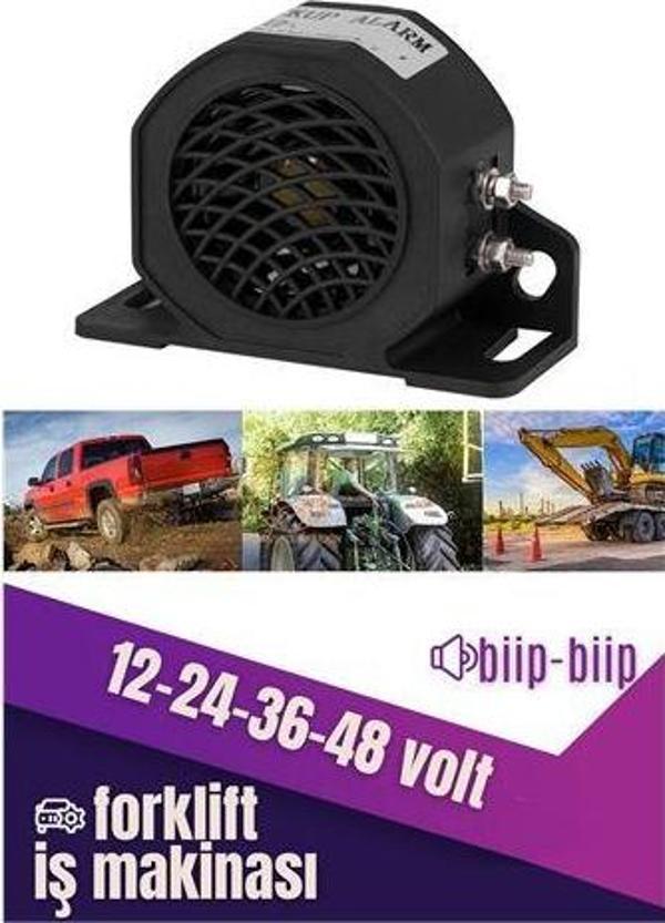 Findit İş Makinası Forklift Yüksek Desibel Siren 12V-24V-36V 330795 - Image 1