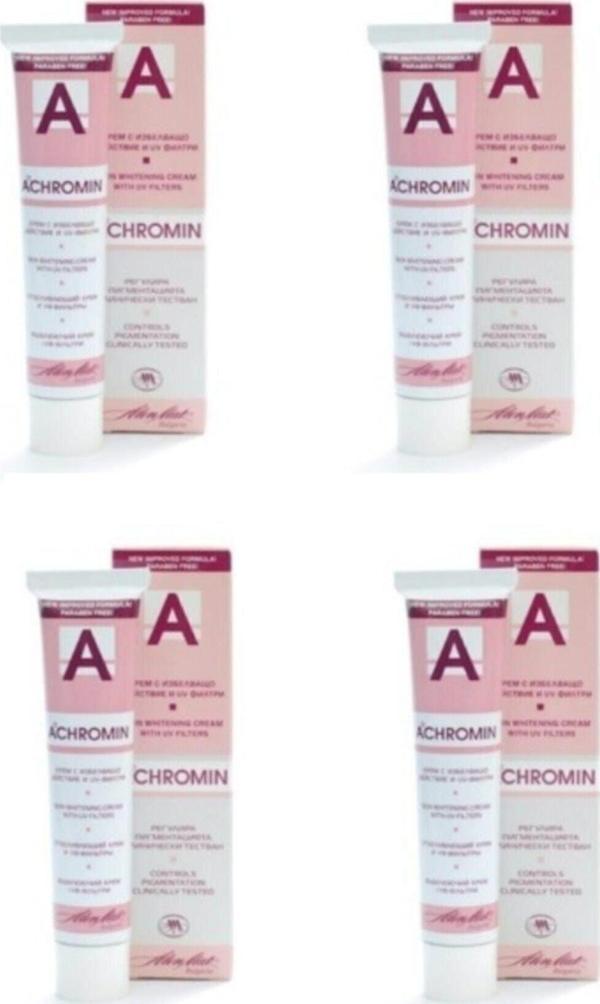 Achromin 4 Adet Leke Karşıtı Beyazlatma Etkili Krem 4 X 45 Ml - Image 1