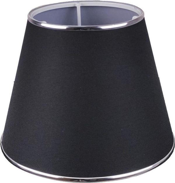 Eslight Abajur Başlığı Siyah (22Cm) Ab26 - Image 1