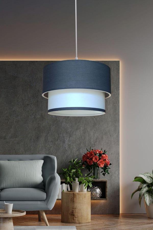 Eslight Ritim Tekli Sarkıt Avize Antrasit Kc505 - Image 1