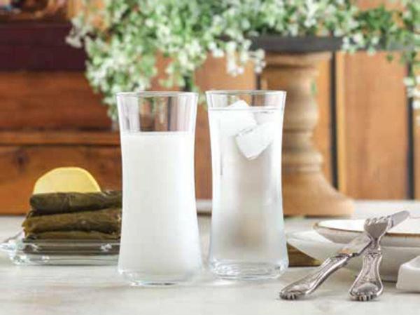 Lav duru ince taban limonata bardak - 6 lı rakı bardağı - Image 1