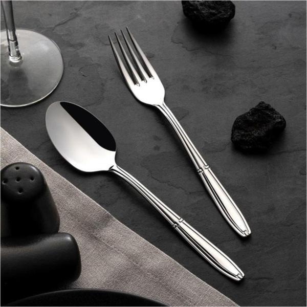 Nehir buket kaşık çatal takımı - 60 prç. kaşık çatal takımı seti 12 kişilik - Image 1