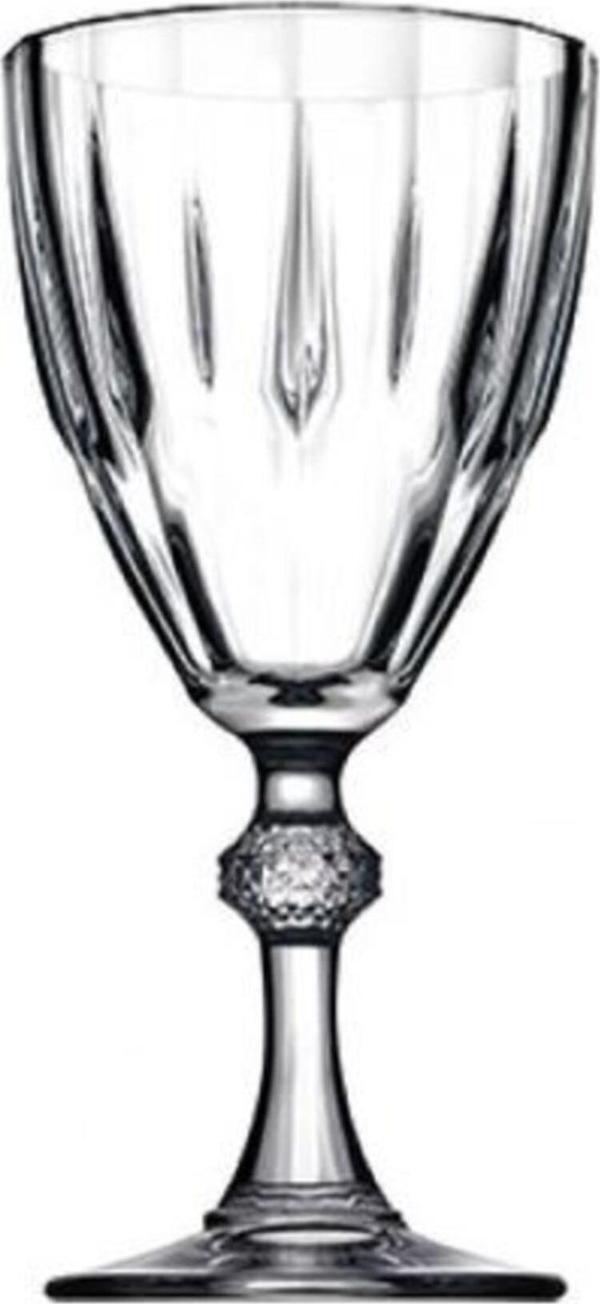 Paşabahçe 44767 diamond ayaklı su bardak - kadeh meşrubat bardağı 6 lı - Image 1