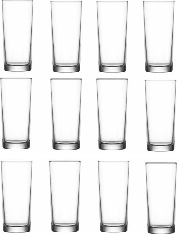 Lav ince taban limonata bardak - 12 li rakı bardağı - Image 1