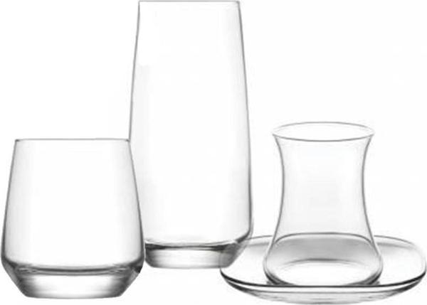 Lav lal çeyiz Seti 24 prç. su bardak - bardağı - meşrubat bardağı - Image 1