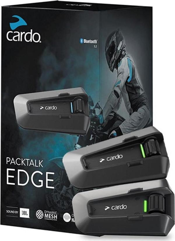 Cardo Packtalk Edge Duo Jbl Bluetooth Ve Intercom (ikili Paket) - Image 1