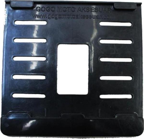 Gogo Plakalık / Plaka Çerçevesi Küçük Model Plastik Kolay Montaj - Image 1