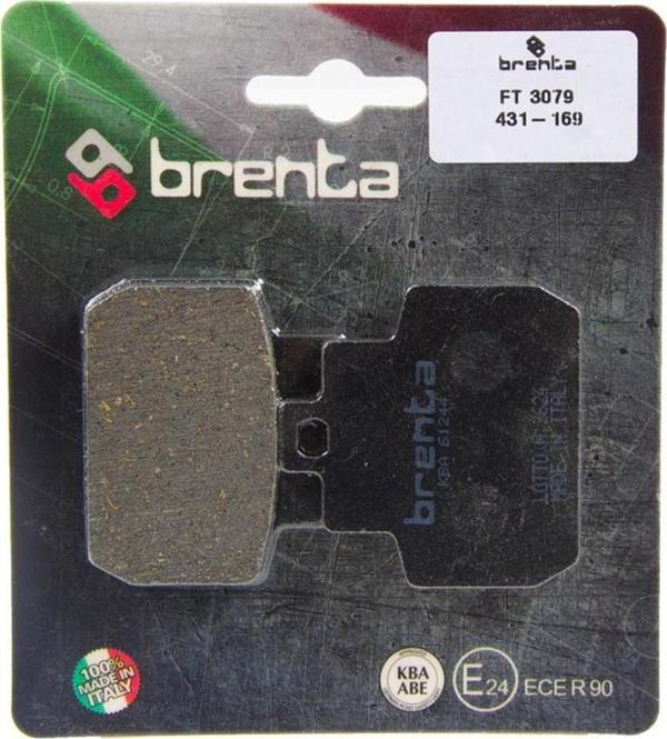 Brenta Organik Fren Balata Ft 3079 Arka Pıaggıo Vespa X8 X9 Mp3 125 250 Beverly 500 (263 - 425) - Image 1