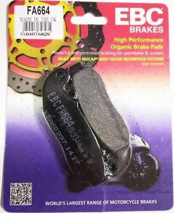 Ebc Fren Balatası Organik Fa664 X-treme Max 250 - Image 1