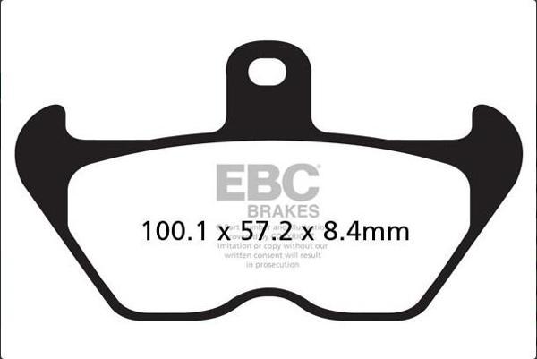 Ebc Fren Balatası Sinter Fa407hh Bmw K1 1100 Lt Rs R 1100 Gs R Rs Rt 1200c 117 - Image 1