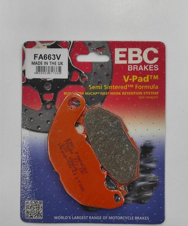 Ebc Ön Fren Balatası Yarı Sinter Fa663v Yamaha Mt-25 Yzf-r25 369 - Image 1