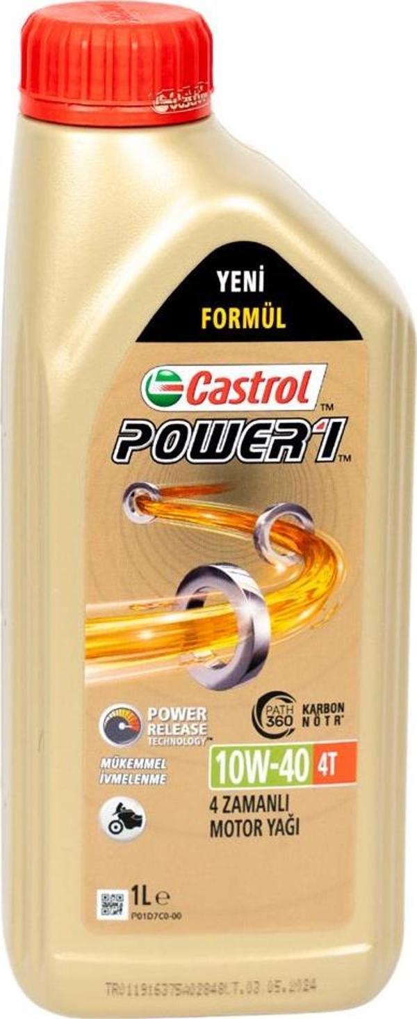 Castrol 4t Power 1 10w40 1lt - Image 1