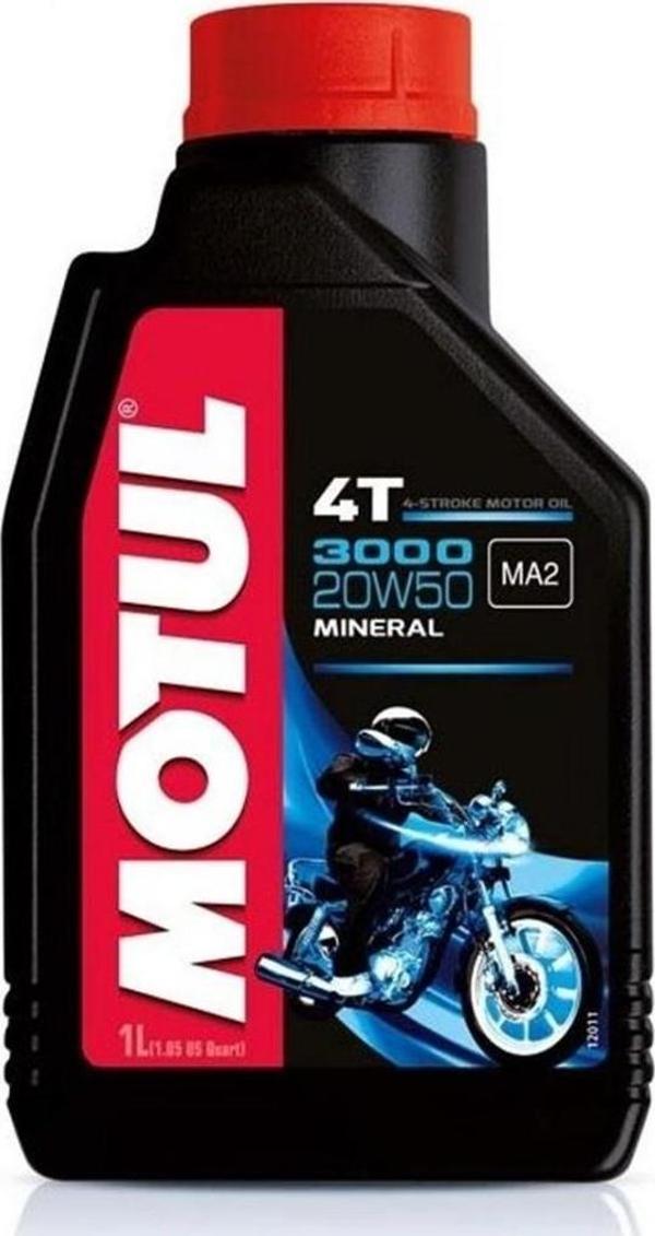 Motul Motor Yağı 3000 20w50 4t 1lt - Image 1
