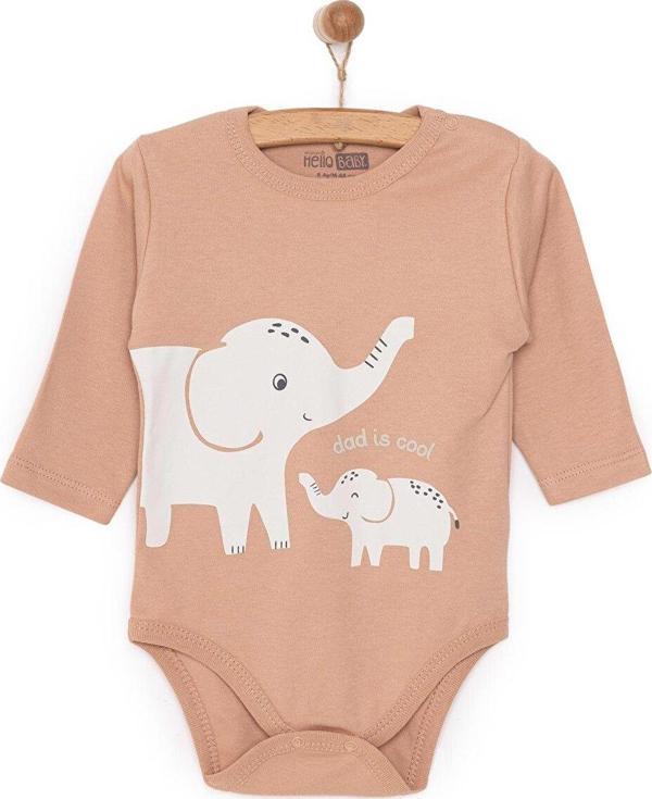 HelloBaby Erkek Uzun Kol Body Erkek Bebek - Image 1