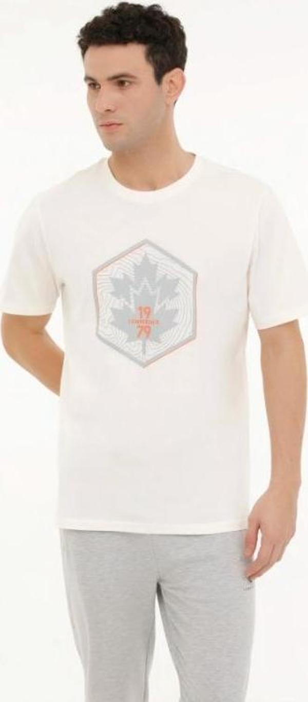 Lumberjack 4M Ml Wood 11Urb343-067 4Fx Erkek T-shirt - Image 1