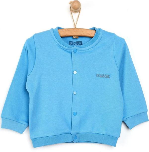 HelloBaby Basic Ribanalı Hırka Erkek Bebek - Image 1