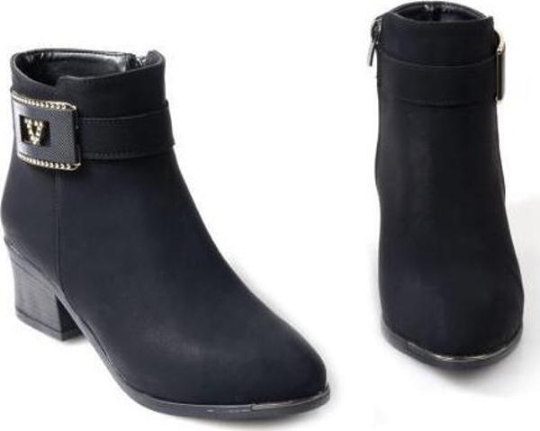 Papuçcity Blnr 03034 Kadın 4,5 Cm Topuklu Bot - Image 1