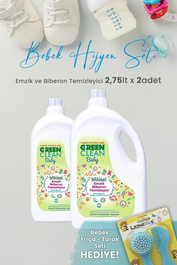 Green Clean Baby Biberon Temizleyici 2750 ml x 2 Adet ve Hediyeli - Image 1