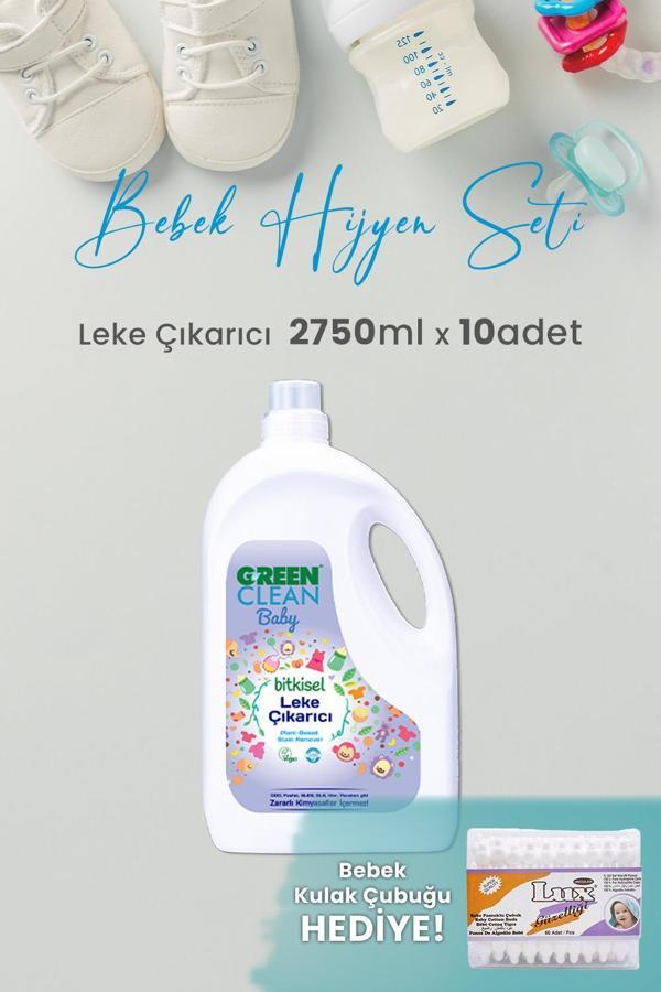 Green Clean Baby Leke Çıkarıcı 2.75 L x 10 Adet ve Hediyeli - Image 1