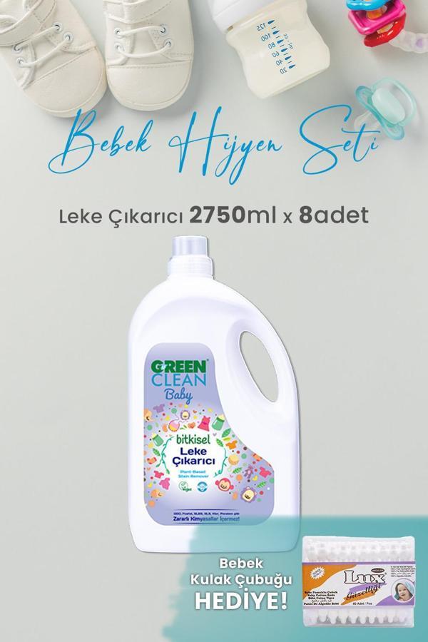 Green Clean Baby Leke Çıkarıcı 2.75 L x 8 Adet ve Hediyeli - Image 1