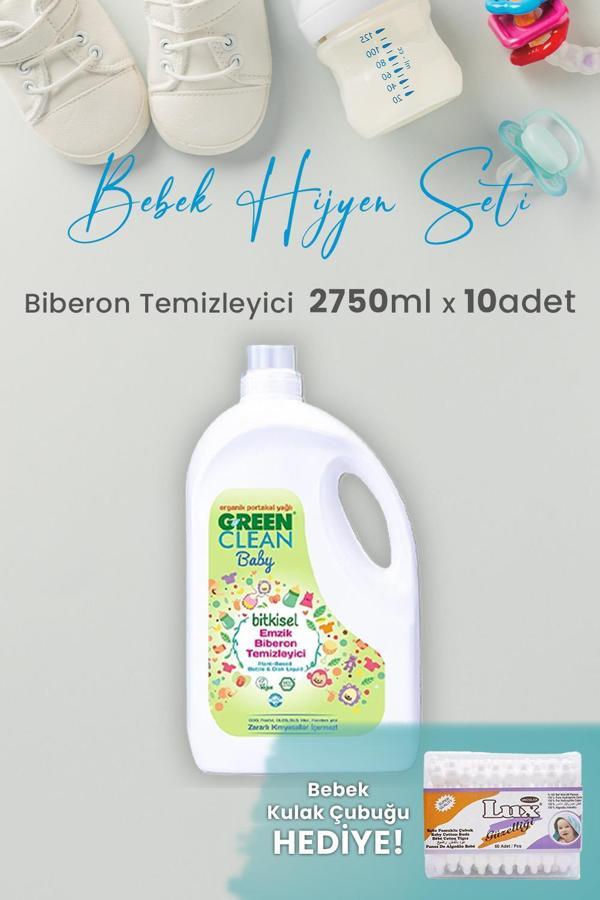 Green Clean Baby Likit Biberon Temizleyici 2750 ml x 10 Adet ve Hediyeli - Image 1
