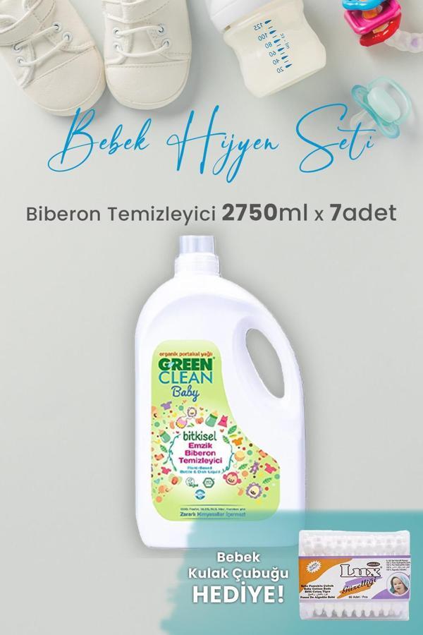 Green Clean Baby Likit Biberon Temizleyici 2750 ml x 7 Adet ve Hediyeli - Image 1
