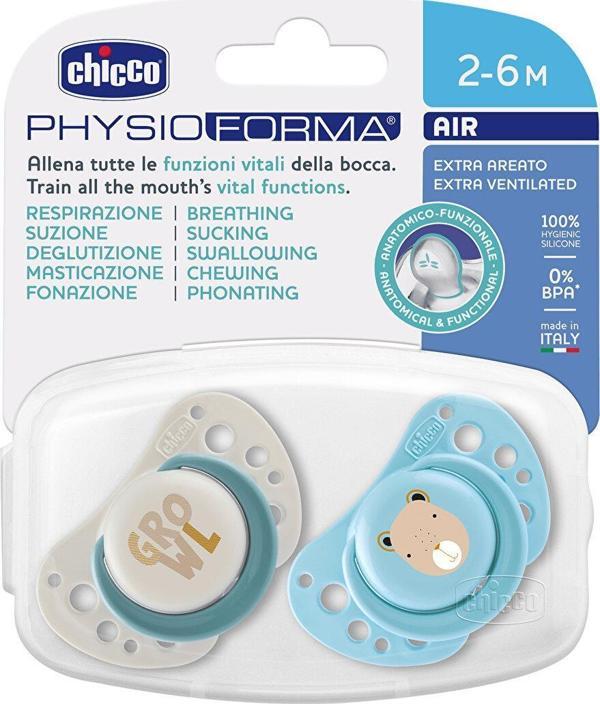 Chicco Physıoforma Air 2'li Emzik Erkek 2-6 Ay - Image 1
